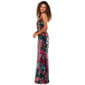 Juniors Crystal Doll Flower Pattern Sequin Slim Dress - image 4