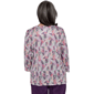 Womens Alfred Dunner Vail Stained Glass Geometric Blouse - image 2