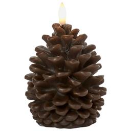 Mark Feldstein Pre-Lit LED Pinecone Wax Figurines