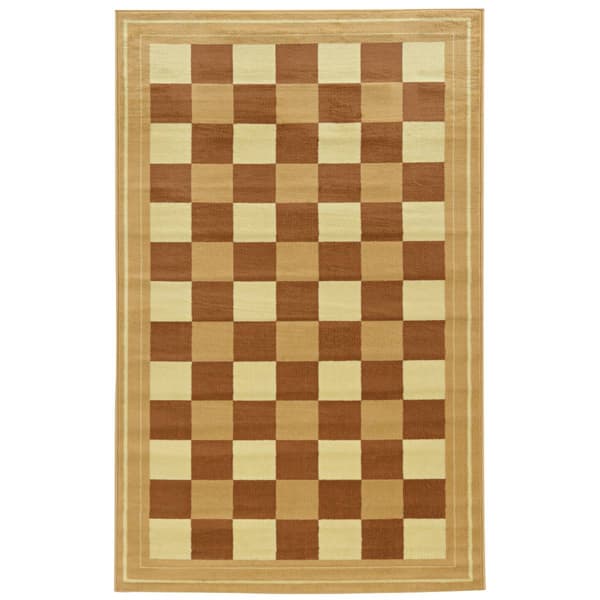 Linon Capri Buffalo Check Area Rug - 5x7