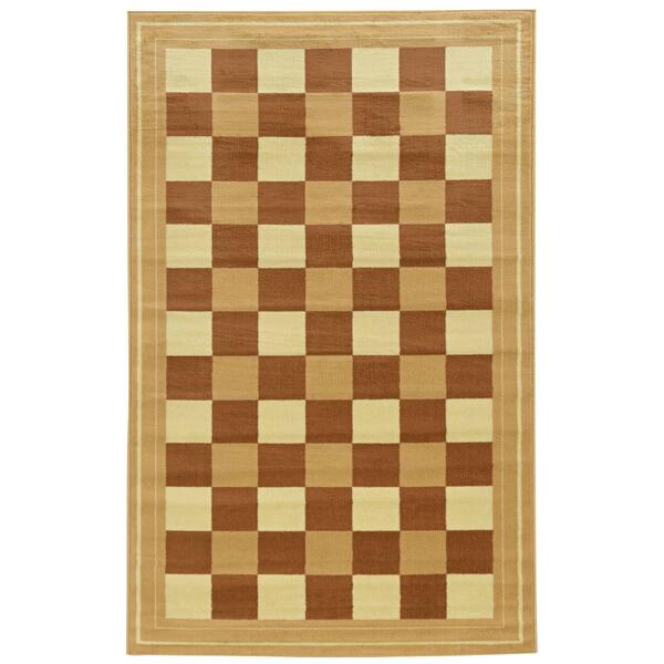 Linon Capri Buffalo Check Area Rug - 5x7 - image 