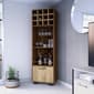 FM FURNITURE Aubree Mahagony Corner Bar Cabinet - image 2