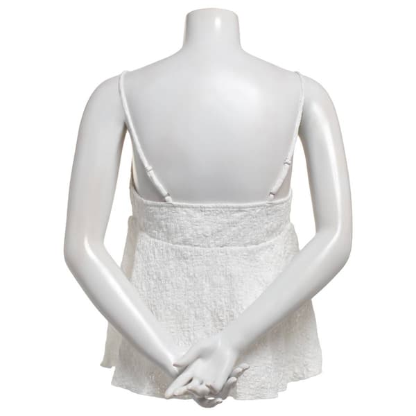 Juniors Madden Girl Flounce Hem Lace Trim Babydoll Camisole