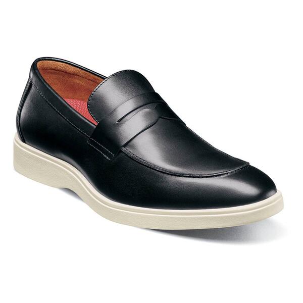 Mens Stacy Adams Spencer Moc Toe Penny Loafers - image 