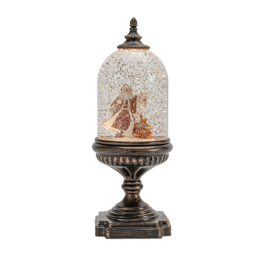 Melrose 12.5in. LED Snow Globe with Santa & Toy Bag