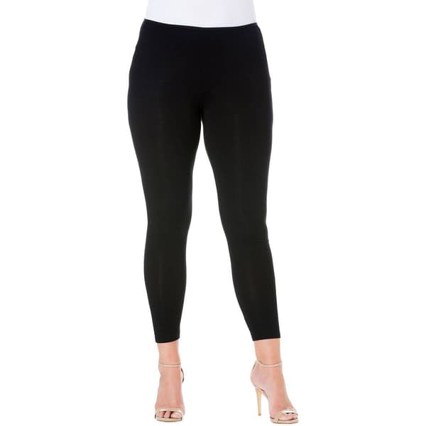 Plus Size 24/7 Comfort Apparel Stretch Leggings - image 
