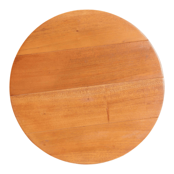 bali & pari Derenik Natural Rattan & Mahogany Wood End Table