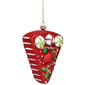 Northlight Glittered Strawberry Cake Slice Christmas Ornament - image 3