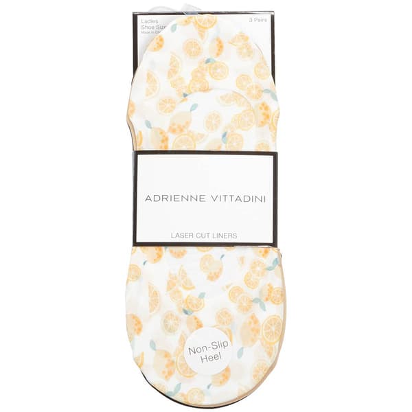 Womens Adrienne Vittadini 3pk. Liners - image 