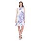 Womens Robbie Bee Sleeveless Mock Neck Floral Shift Dress - image 2