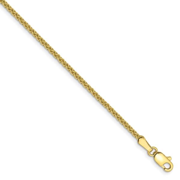 Adult Unisex Gold Classics&#8482; 10kt. Polished Spiga Chain Necklace