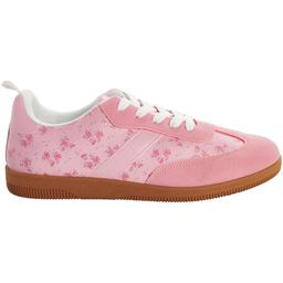 Womens Love 83 Pink Floral Fashion Sneakers