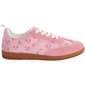 Womens Love 83 Pink Floral Fashion Sneakers - image 3