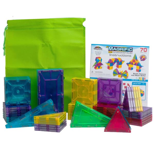 Cra-Z-Art&#8482; 70pc. Magrific Magnetic Tiles
