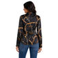 Juniors A. Byer Chain Portofino Button Up Blouse - image 3