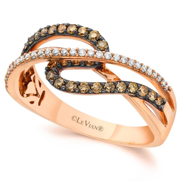 Le Vian(R) Chocolate Diamonds(R) Vanilla Diamonds(R) Statement Ring - image 
