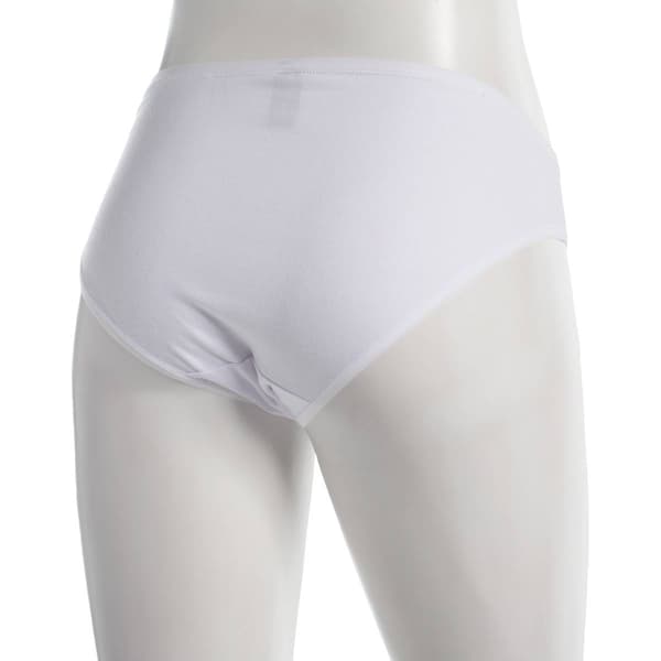 Womens René Rofé® Essential Bikini Panties 138327-WHT