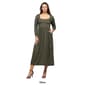Womens 24/7 Comfort Apparel Empire Waist Pocket Maxi Dress - image 5