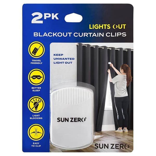 Sun Zero&#174; 2pc. Curtain Clips