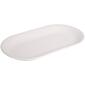 Home Essentials Pure White 15in. Oval Embossed Lace Platter - image 1