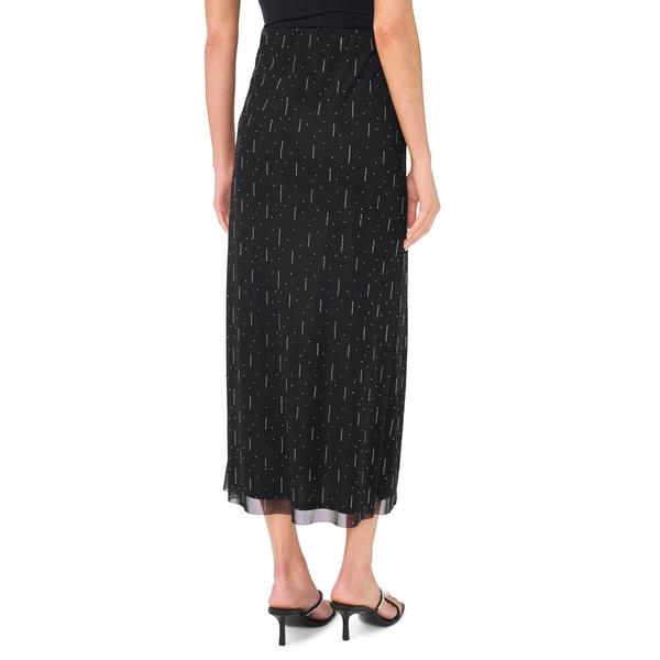 Petite MSK Pull On Metallic Midi Skirt