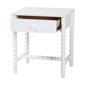 Baxton Studio Brantley Spindle 1-Drawer Nightstand - image 2