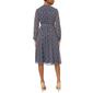 Petite MSK Long Sleeve Print Pintuck Midi Dress - image 2