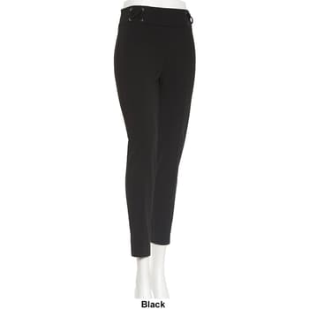 Womens Hope & Harlow Pull On Solid Scuba Crepe Pants - Boscov's