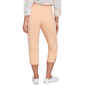 Petite Hearts of Palm Peachy Keen Solid Pull On Capris - image 2