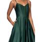 Juniors Blondie Nites Solid Lamour Satin Corset A-Line - image 3