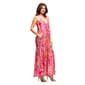 Womens 24/7Comfort Apparel Pink Spaghetti Strap Maxi Dress - image 3