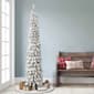 Puleo International 7ft. Pre-Lit Flocked Alpine Christmas Tree - image 3