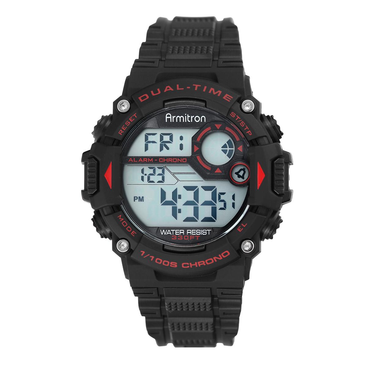 Unisex Armitron ProSport Quartz Digital Watch - 40-8356RED