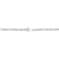 Mens Lynx Stainless Steel 4mm Figaro Chain Necklace - image 3