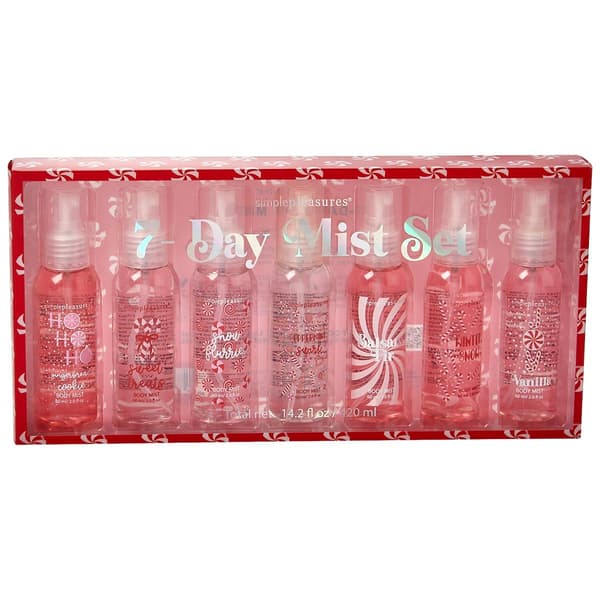 Simple Pleasures&#40;R&#41; 7 Day Holiday Inspired Body Mist Set - image 