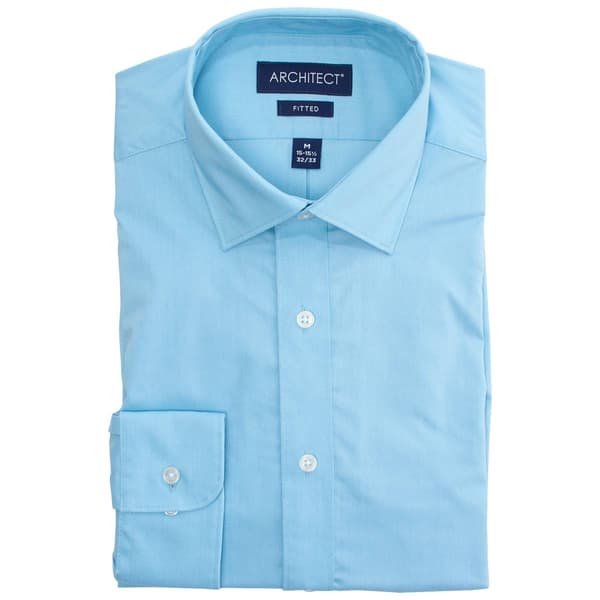 Mens Architect® Fitted Dress Shirt - Ocean