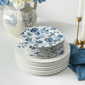 Stone Lain Fiore 4pc. New Bone China Dinner Plate Set - image 6