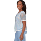 Petite Alfred Dunner Caribbean Blues Textured Stripe Blouse - image 4