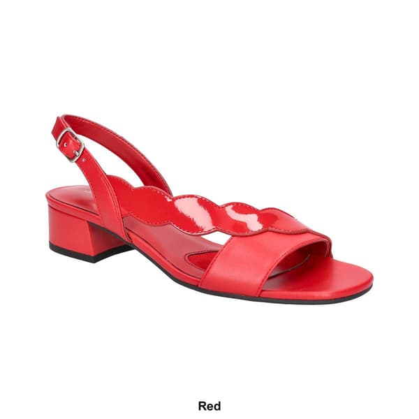 Womens Easy Street Chantell Asymmetrical Sandals