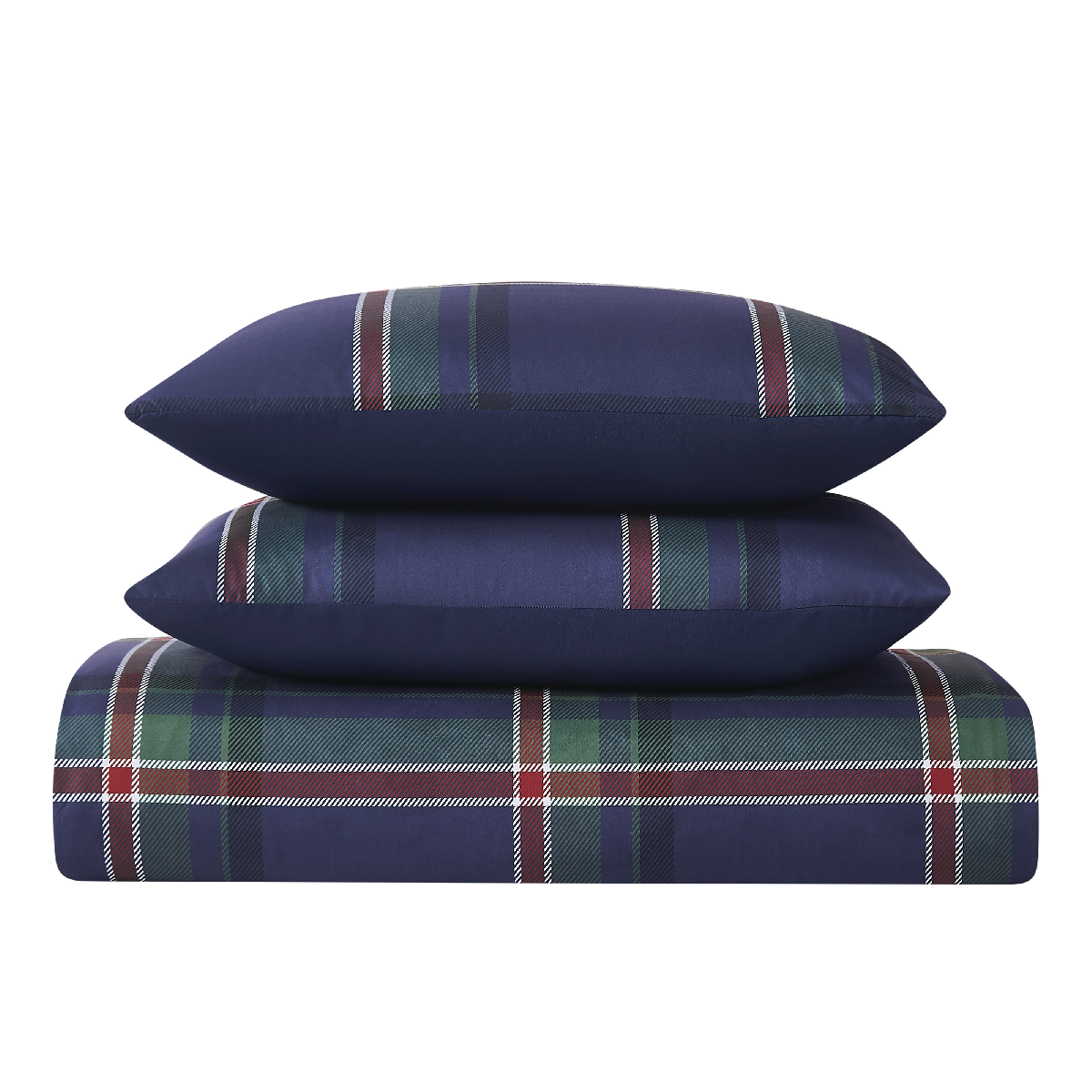 Truly Soft Bronson Plaid 3pc. Reversible Duvet Cover Set