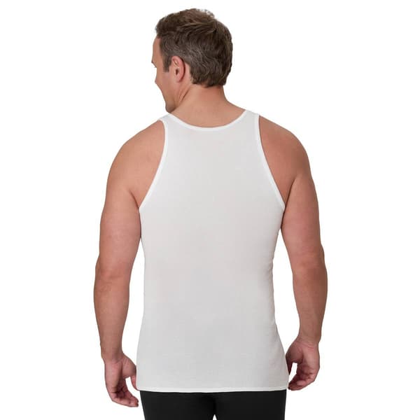 Mens Big & Tall Hanes® Ultimate 4pk. Tank Top - White