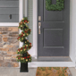 Puleo International 4ft. Pre-Lit Potted Swirl Christmas Tree - image 2