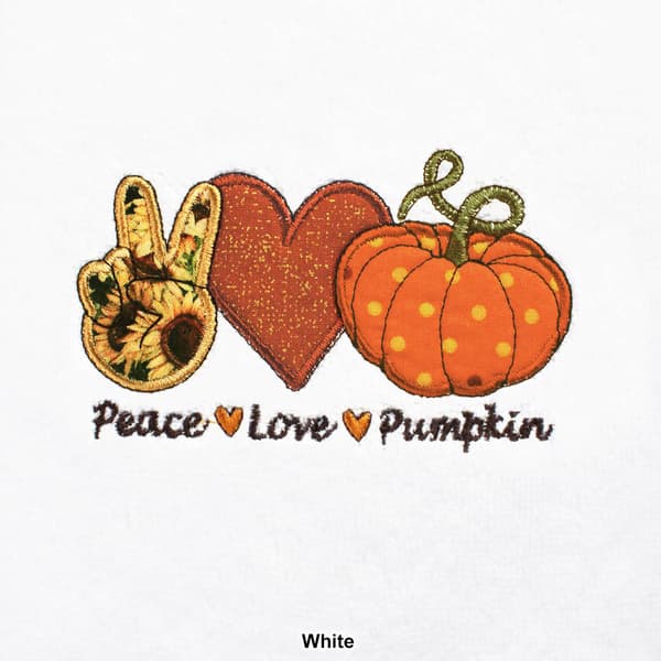 Linum Home Textiles Peace Love Pumpkin Hand Towel