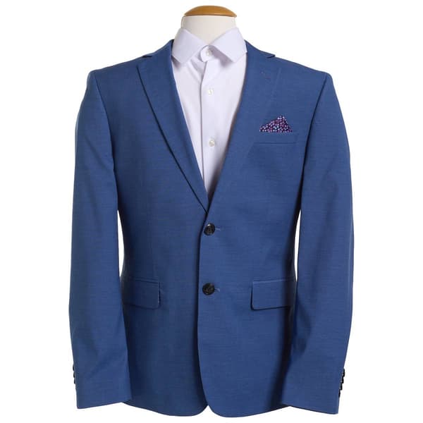 Mens Nick Graham Solid Dress Jacket - Light Blue