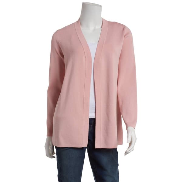 Womens Anne Klein Longsleeve Newport Kissing Front Cardigans - image 