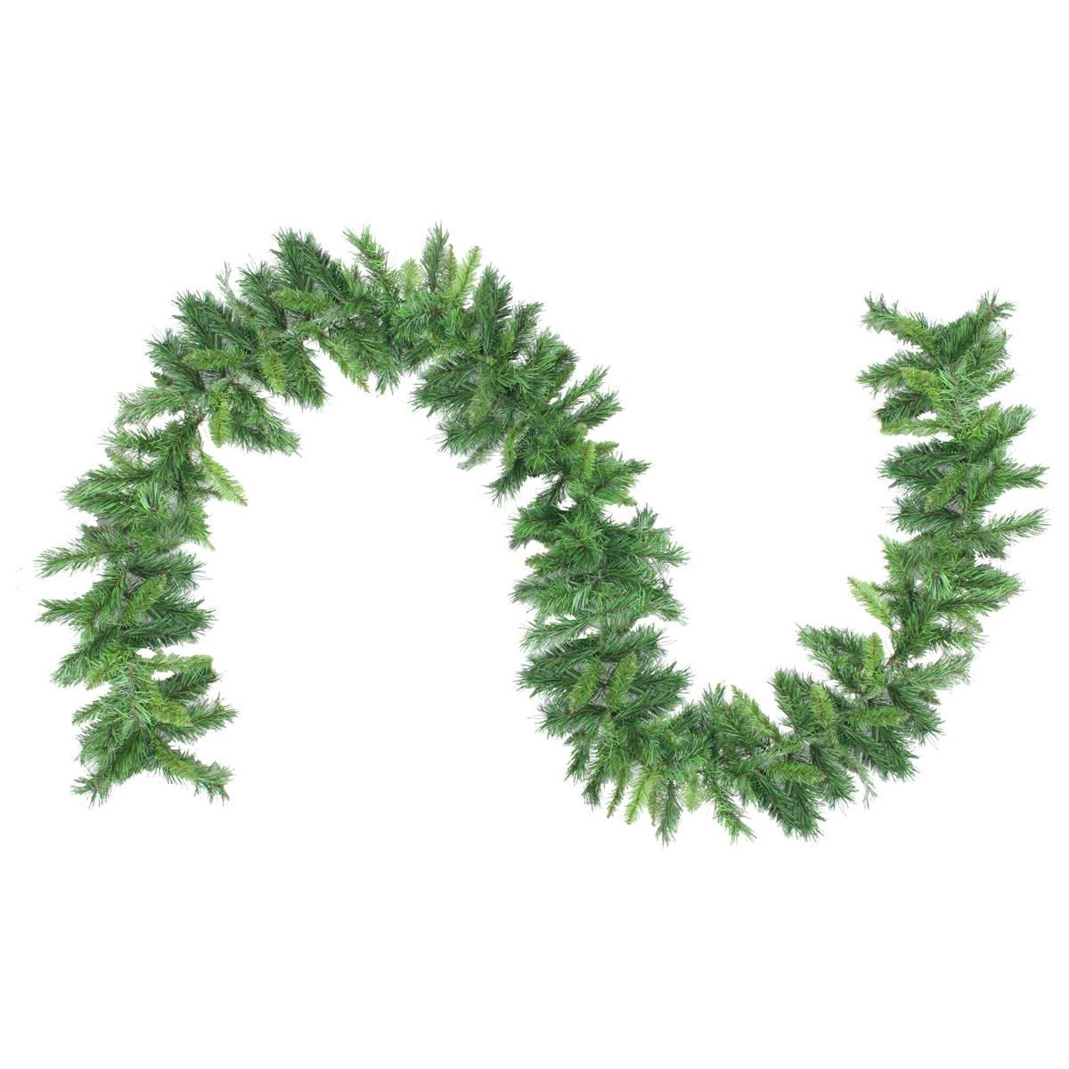 Northlight Seasonal Mixed 2-Tone Pine Garland – 9ft. x...