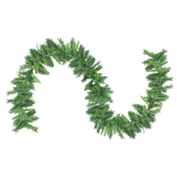 Northlight Seasonal Mixed 2-Tone Pine Garland  9ft. x 10in.