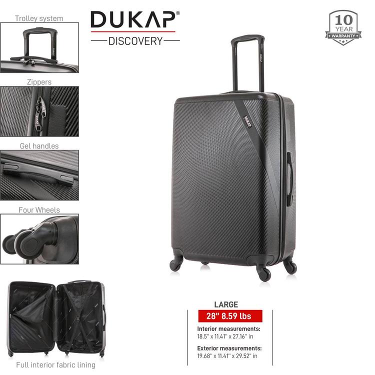 DUKAP Discovery Lightweight Hardside 28in. Spinner