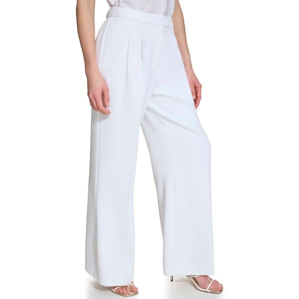 Womens DKNY Solid White Pants - image 