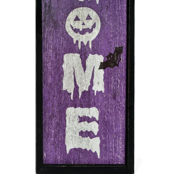 National Tree 39in, Halloween “Unwelcome" Coffin Porch Sign